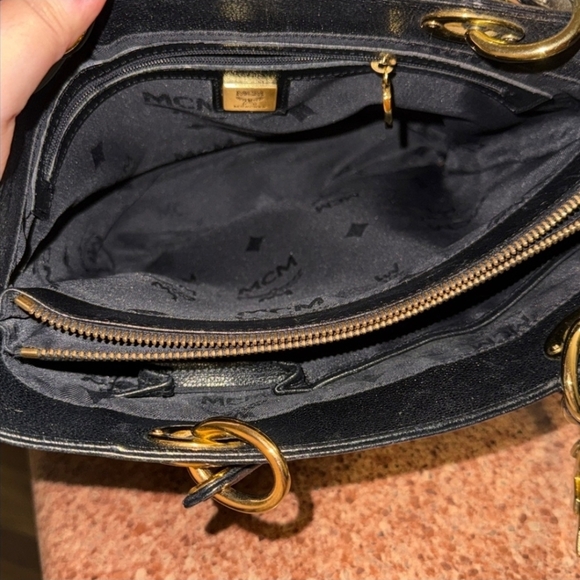 MCM Studded Tote and matching wallet - Picture 6 of 12